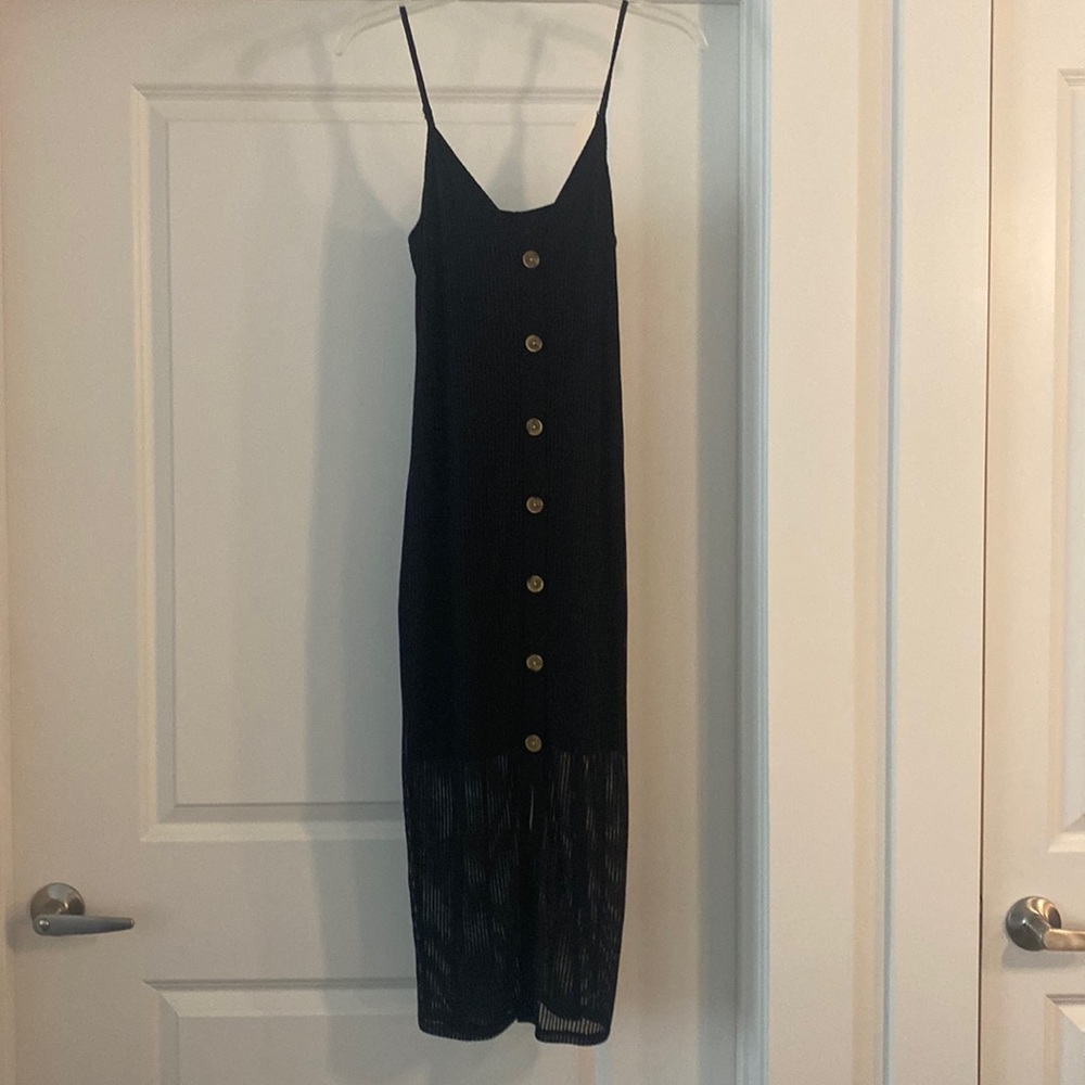 MIDI black dress. Never been worn
